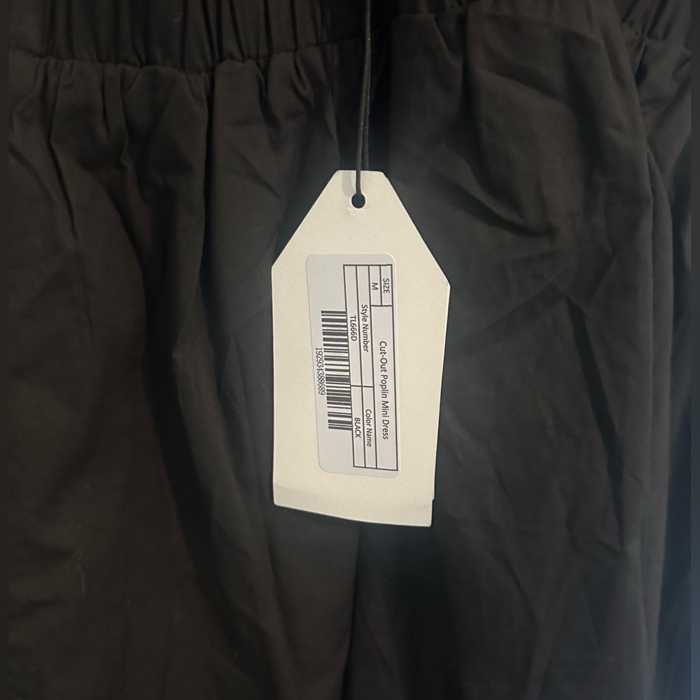 NWT English Factory Cut-Out Poplin Mini Dress - Picture 8 of 10
